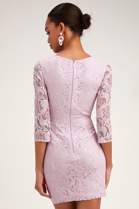 lavender lace gown