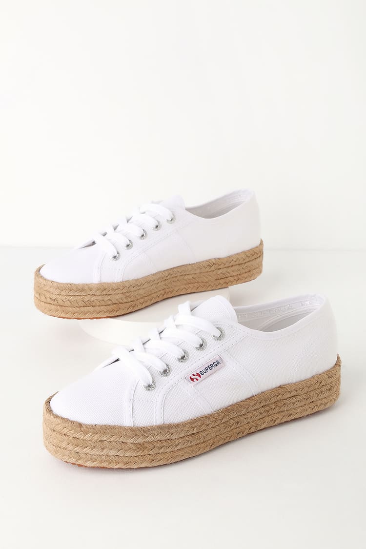 Superga 2730 - Espadrille Sneakers - White Sneakers Lulus