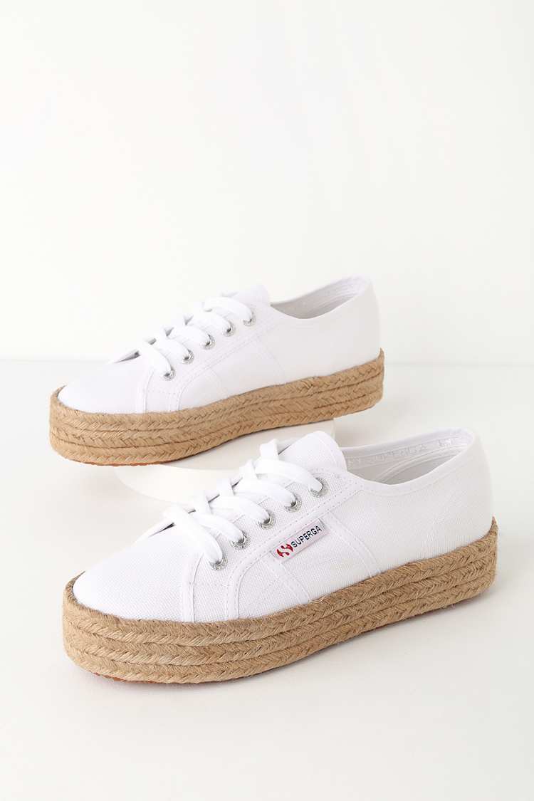 Superga 2730 - Espadrille Sneakers - White Sneakers Lulus