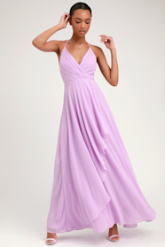 Stunning Maxi Dress Lavender Maxi Dress Backless Maxi Dress Lulus