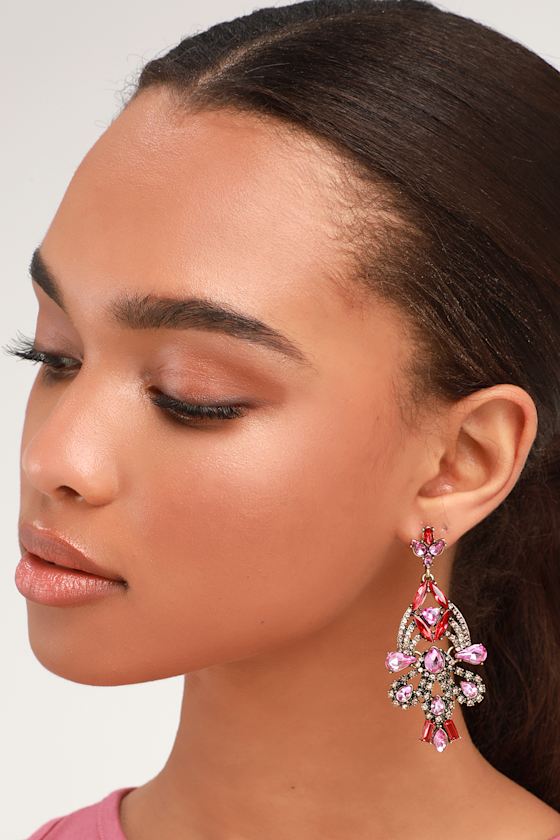 Pink earrings Outlet