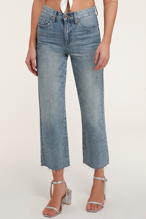 Pistola Cher Jeans - Cropped Jeans - Wide-Leg Jeans - Lulus