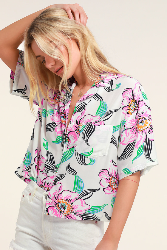 levi's hawaiian shirt womens