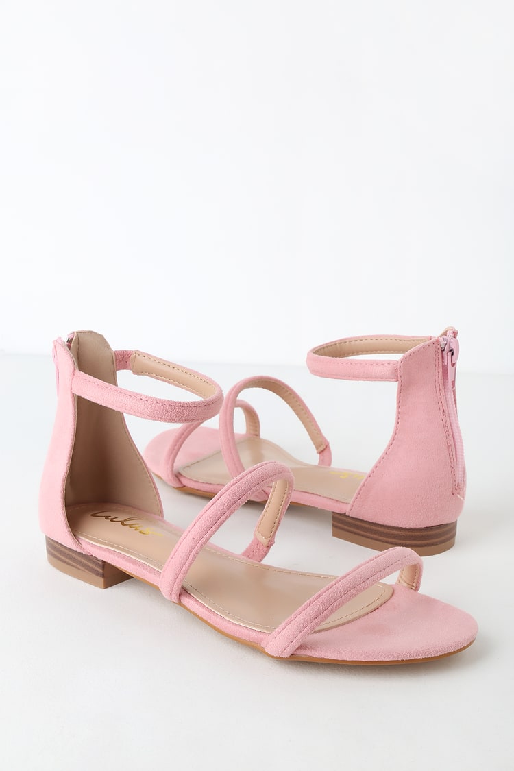 Women'S Pink Flat Sandals 