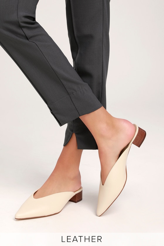 cos leather mules