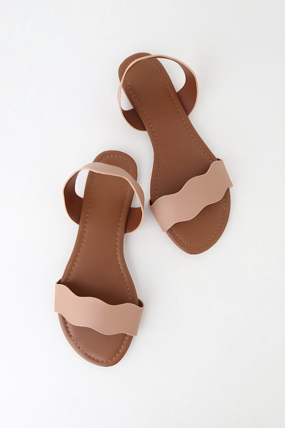 Marla Blush Flat Slingback Sandals 2