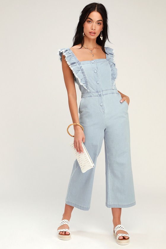 bb dakota denim jumpsuit