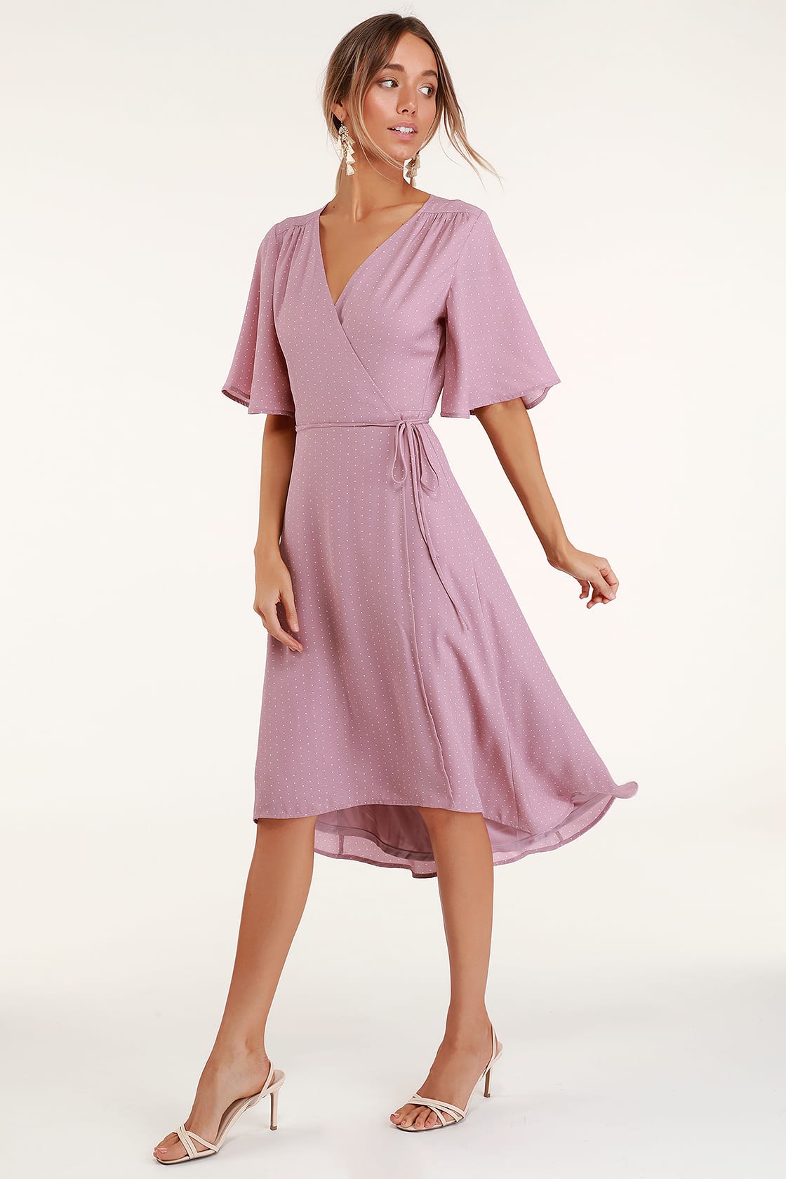 Light Purple Wedding Guest Dress for Hawaii Wedding