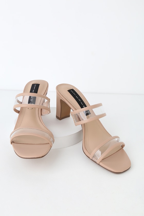 naomey heels in nude multi leather