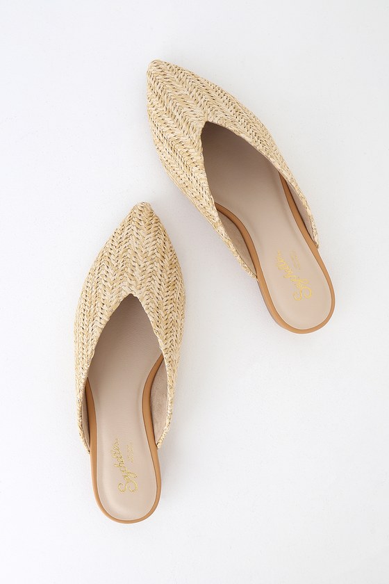 seychelles woven mule