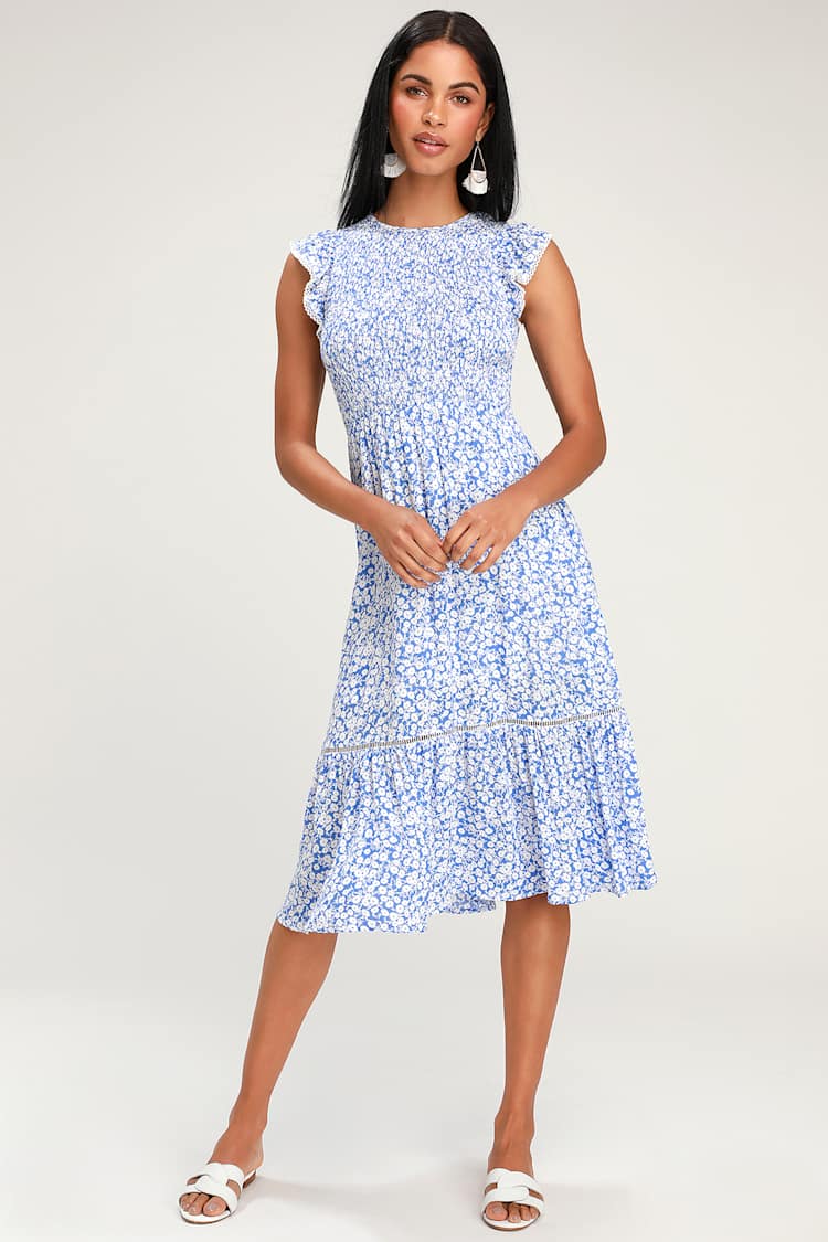 knee length dresses for ladies Earth Angel Midi Dress main image 0