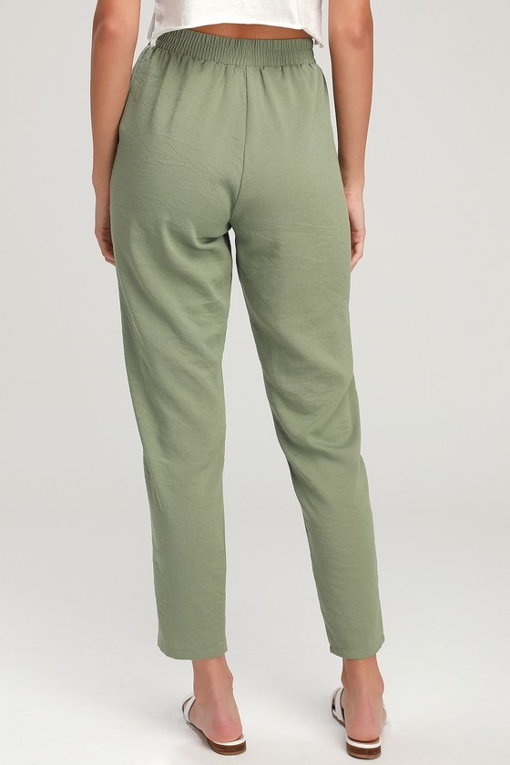 sage green cargo pants
