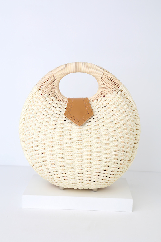 Tortugas Natural Woven Circle Bag 2