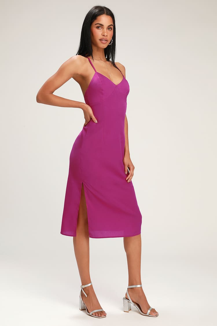 purple chanel dress 38