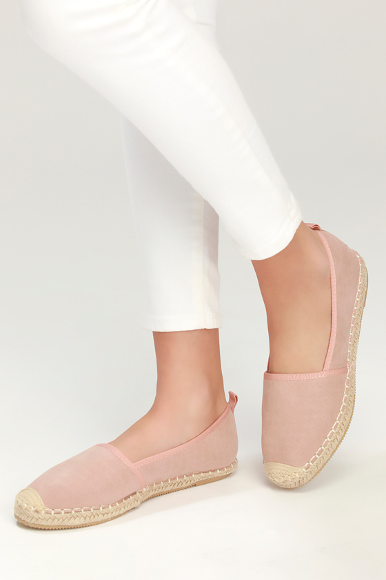 Gamila Mauve Suede Slip-On Espadrille Sneakers 2