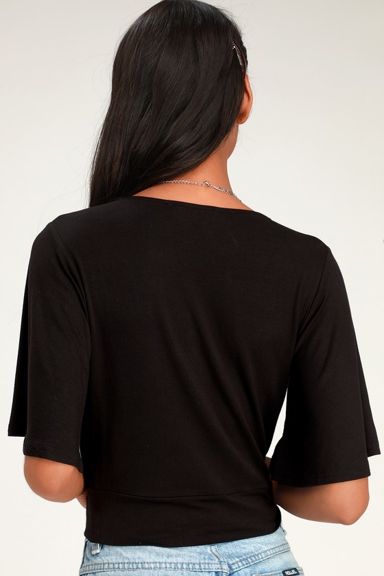 black wrap top uk