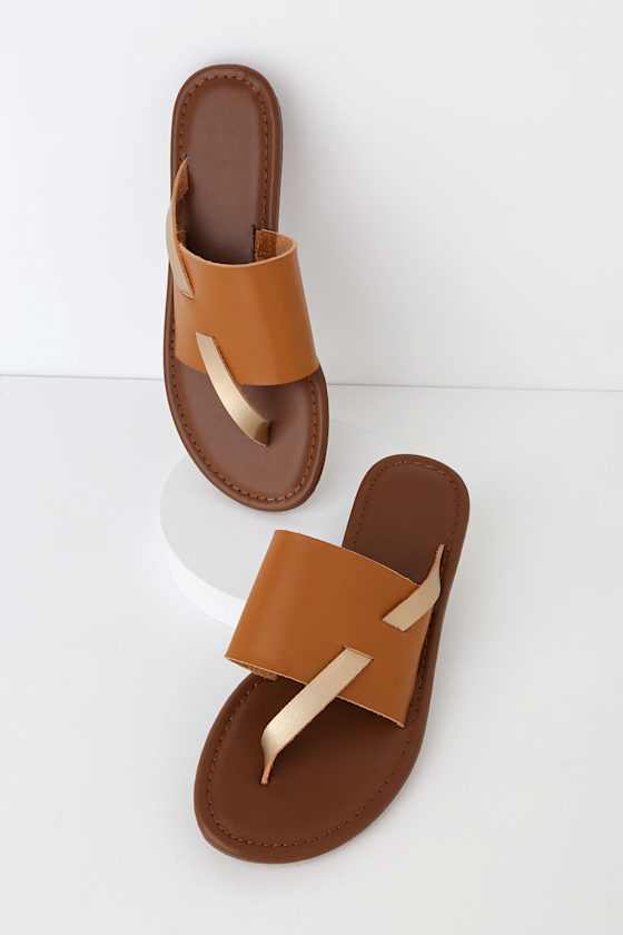 Seagrove Tan Thong Sandals 3