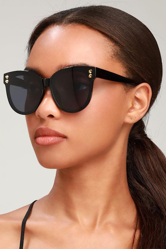 Stassi Black Studded Sunglasses 1