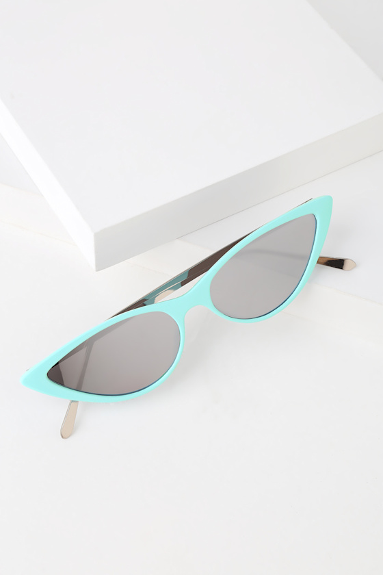 Cute Light Blue Sunglasses CatEye Sunglasses Blue Sunnies Lulus