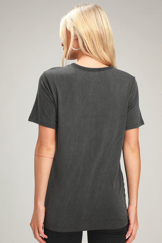 Thunder Washed Black Graphic Tee 4