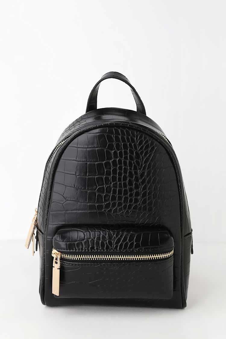 Textured Alligator Backpack