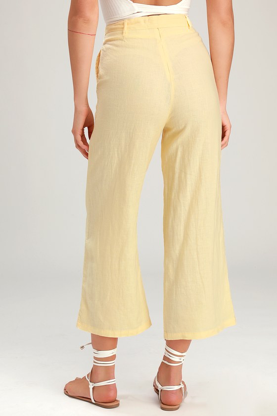 pink belted pants