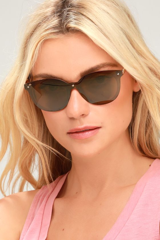 The Casablanca Brown Transparent Sunglasses 4