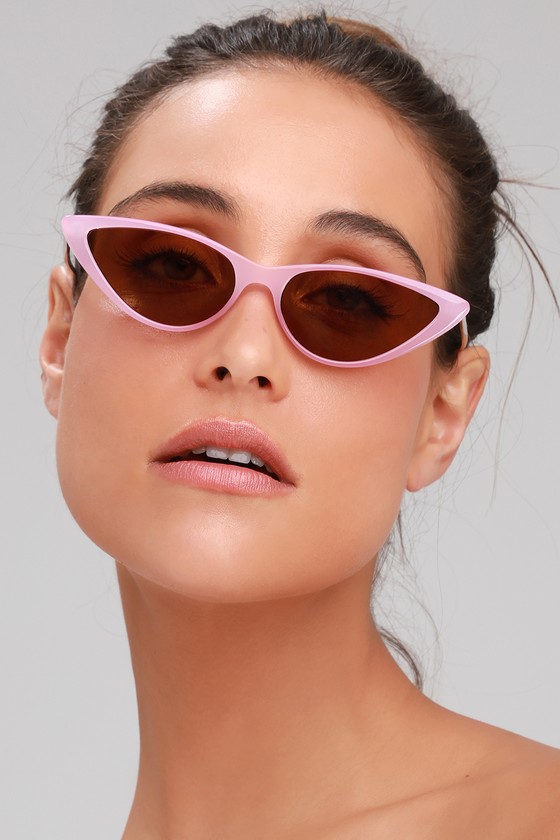 Cute Pink Sunglasses Pink Cat Eye Sunglasses Pink Sunnies Lulus