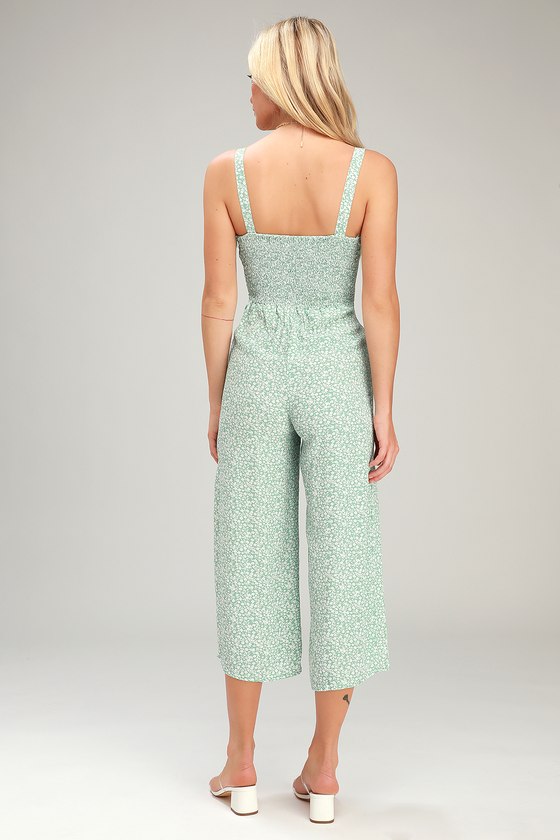 seafoam green jumpsuit