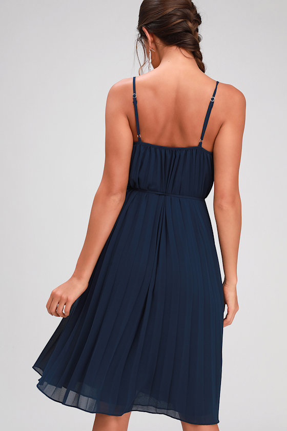 chiffon tea length dresses Graceful Lace Mother of the Bride TULLE ADULT INFINITY DRESS countryorigin_unitedkingdom color:Navy Blue