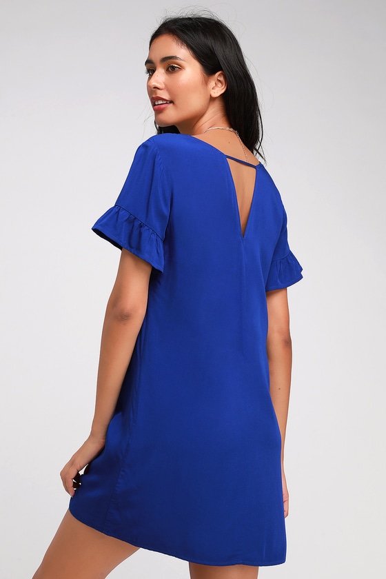 Cute Blue Short Dresses for Girls