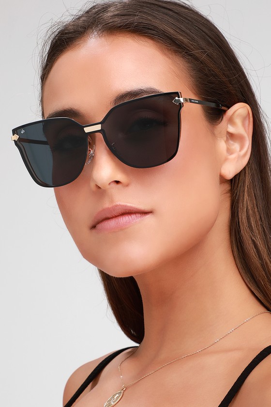 Madam Black and Gold Sunglasses