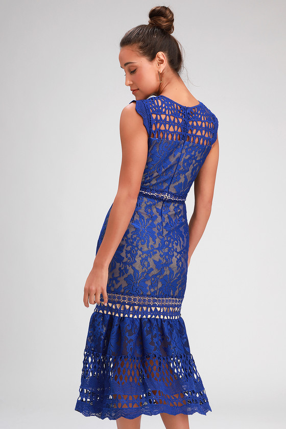 royal blue lace jacket