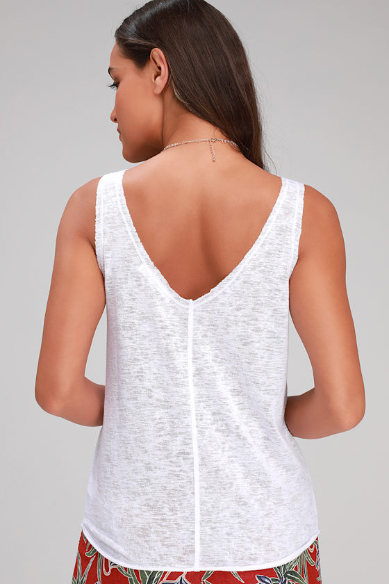 All You Want White Tank Top 4