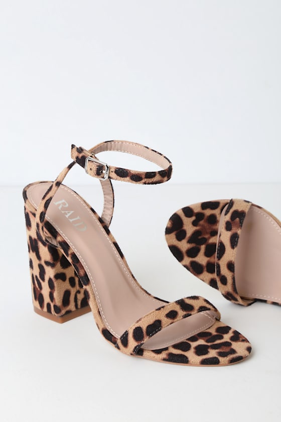 enya leopard spot bootie