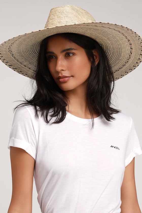 Puebla Tan Straw Fedora Hat 6