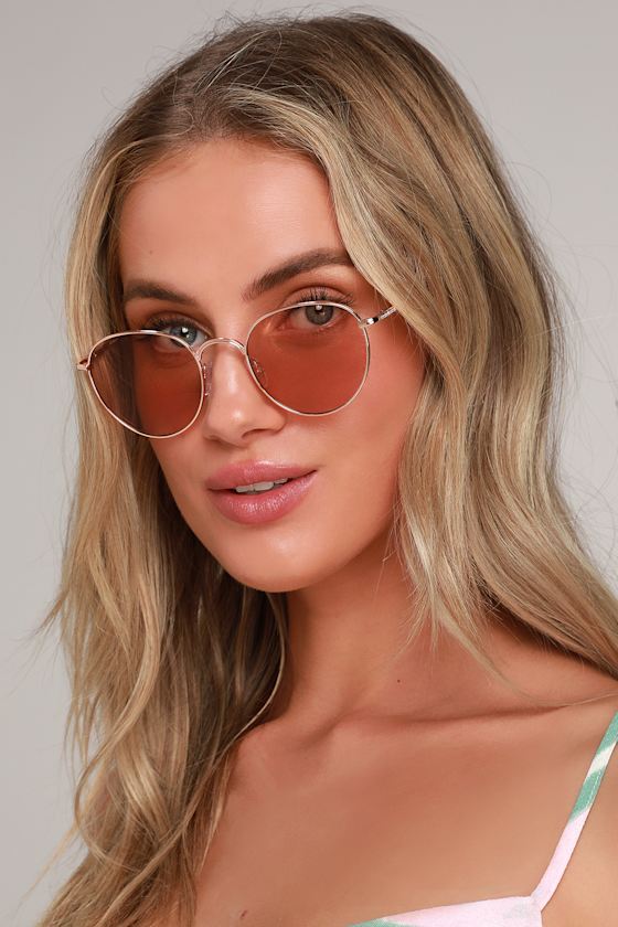Higher Level Rose Gold Sunglasses 4