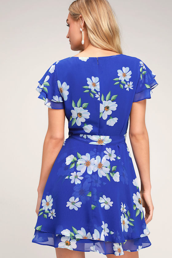 brown dresses mini Solid Sleeveless Dress Royal Blue Sweet 16 Size:1 Y Collection-Memorial-Day