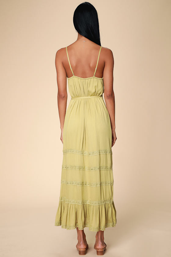 Washed Olive Green Swim CoverUp Maxi Swim CoverUp CoverUp