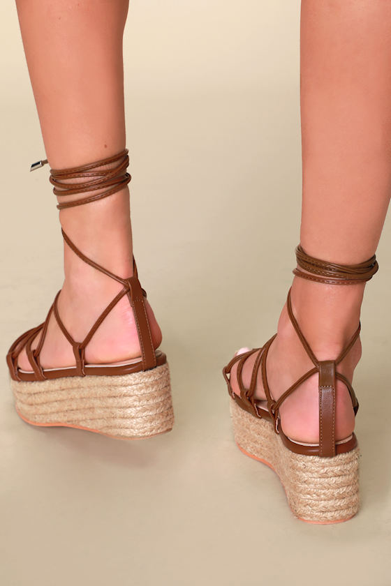 Aly Tan Lace-Up Flatform Espadrilles 4
