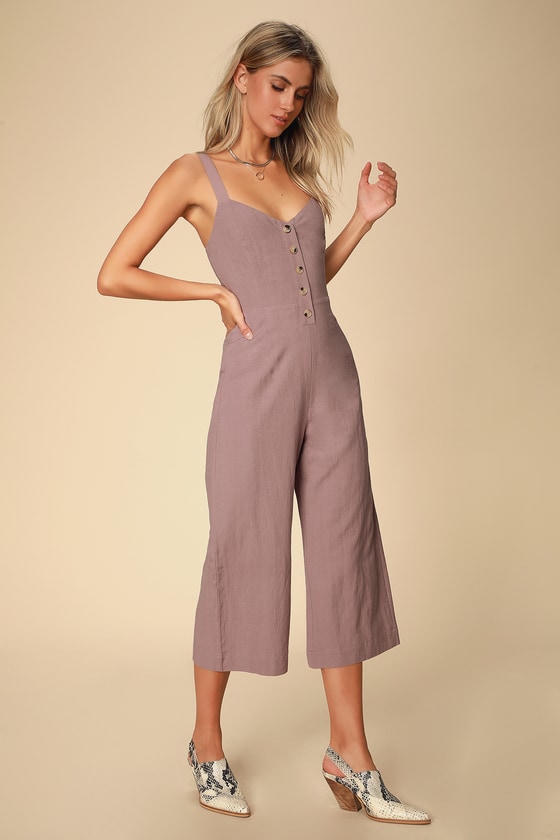 lulus purple jumpsuit