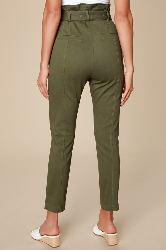 black cargo pants with strings