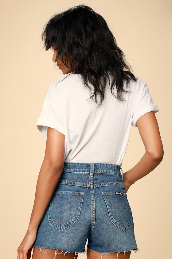 rollas denim shorts