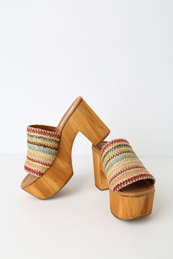 platform wooden mules