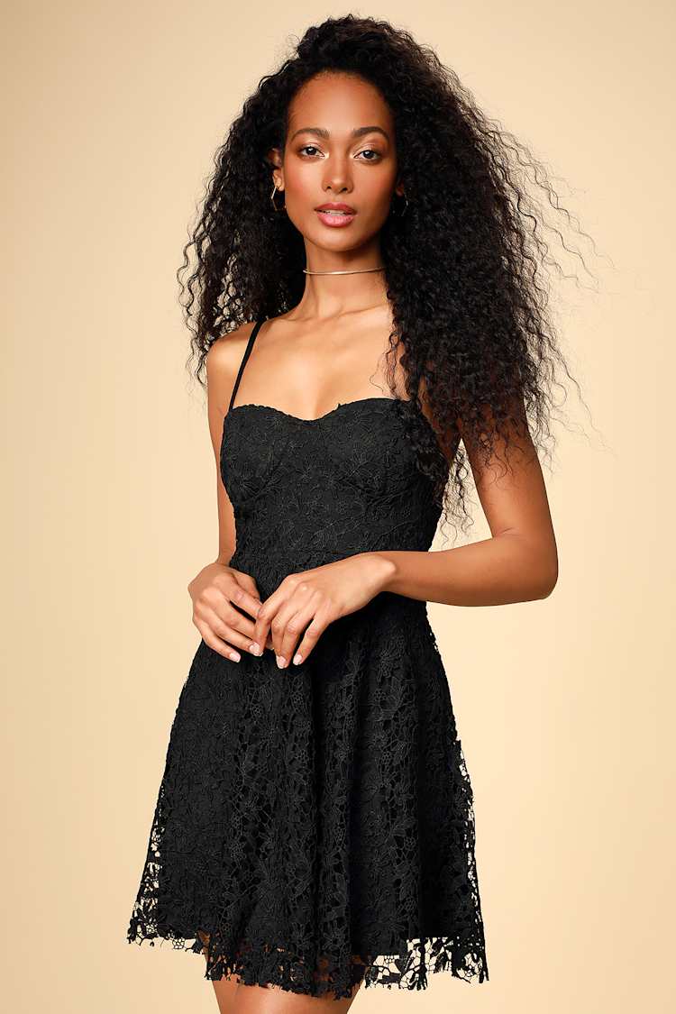 blue dress for baby girl Historically Inspired Gothic Black Ornate Bustier Mini Dress