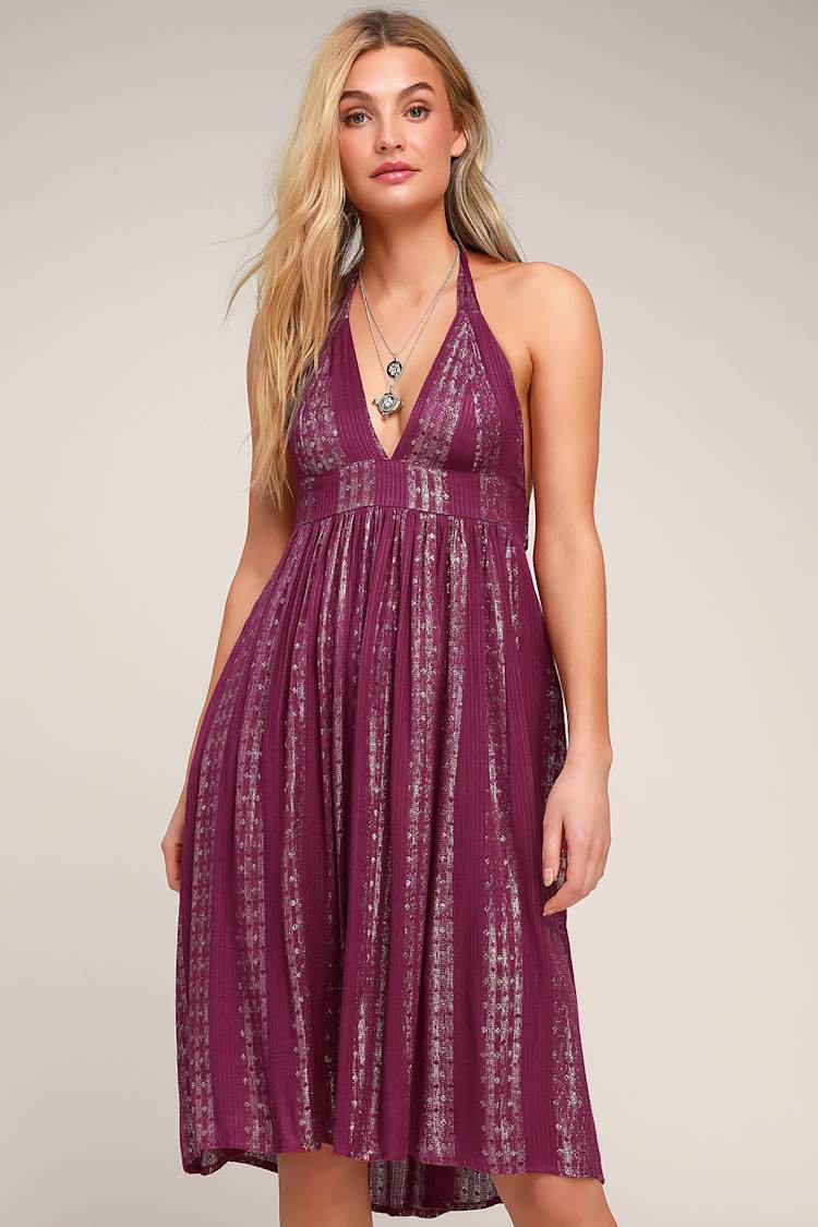 knee length dresses for ladies Charlize Midi Dress – SAU LEE