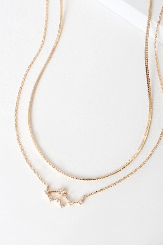 In the Stars Gold Gemini Layered Constellation Necklace 2