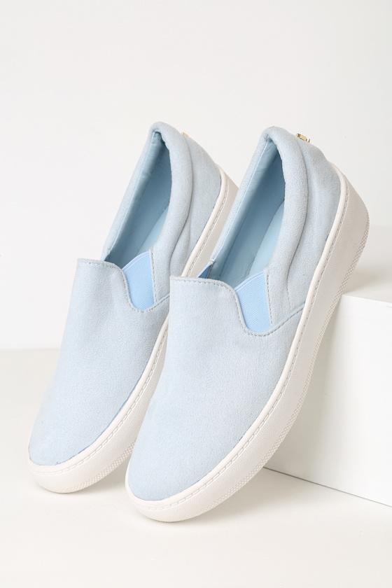 cute blue sneakers