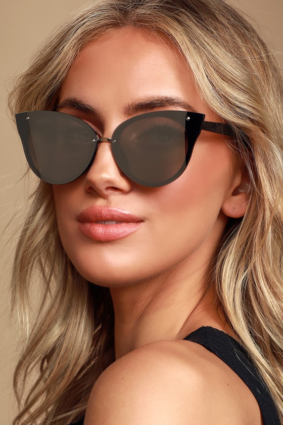 Chic Silver Sunglasses Oversized Sunglasses Cat Eye Sunnies Lulus