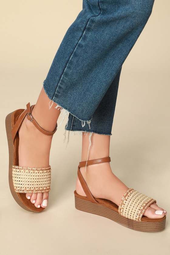 tan woven shoes ladies